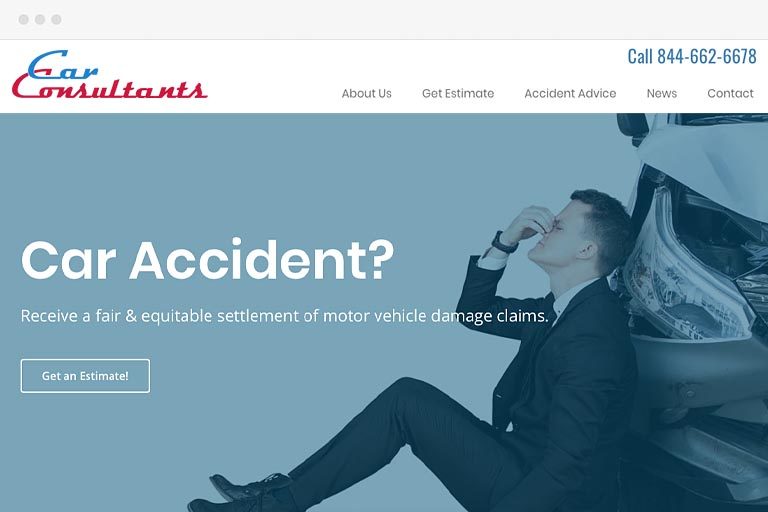 Car Consultants homepage screenshot