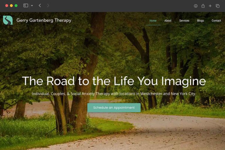 Gerry Gartenberg homepage screenshot